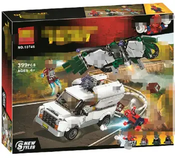 

bela 10746 superheroes Homecoming Building Blocks DIY Bricks Toys for Children block 76083 birthday Christmas Gifts