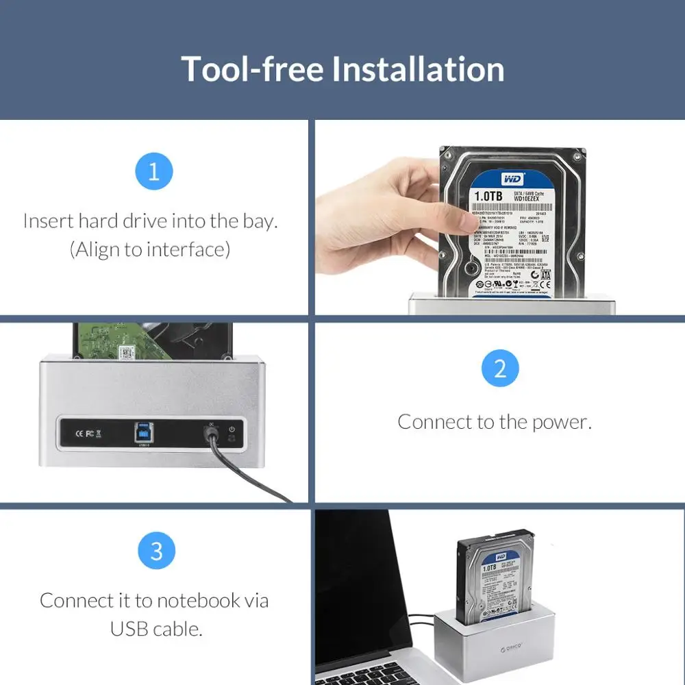 Чехол ORICO для жесткого диска 2 5 дюйма док станция SATA на USB 3 корпус с поддержкой UASP