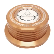 LP виниловых стабилизатор диск стабилизатор Встроенный 50/60 Гц высокой точный жидкостны уровень для проигрывателя снижения устраняющий вибрацию балансир