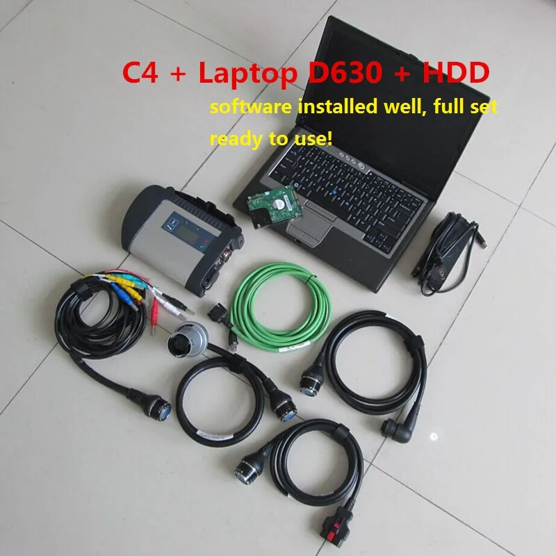 

MB Star C4 diagnosis MB Sd Connect compact 4 Diagnostic Tool with software hdd ssd 2019.09V for dell d630 laptop ready to work