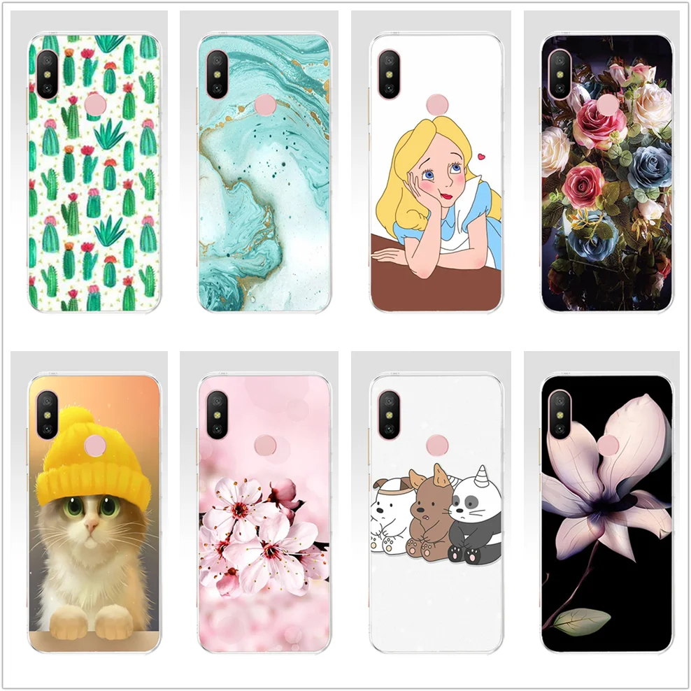 

Silicone Cover For Xiaomi MI A2 LITE Case Soft tpu Back Cover Phone Cases For Xiomi MI A2 A2LITE bumper Coque Silicon Bag Case