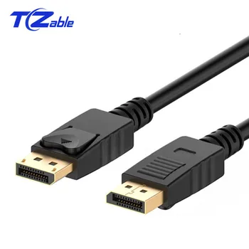 

DisplayPort Cable Display Port Male To Male Cable V1.2 4K DP Vedio Audio Cable 10.8Gbps for HDTV Projector 1.8M 3Meter 5M Black