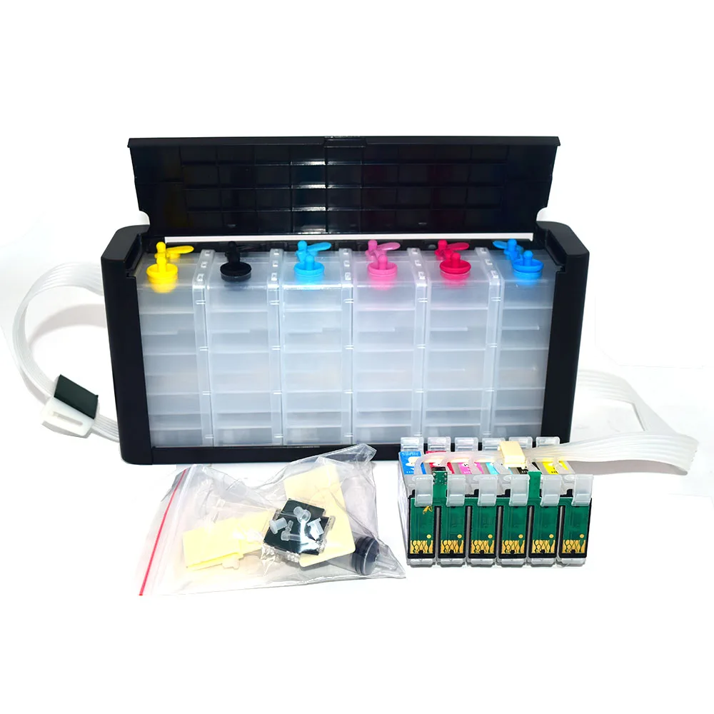 6 Color 85N T0851N-T0856N Bulk Ciss with ARC Chip for Epson 1390 Printer