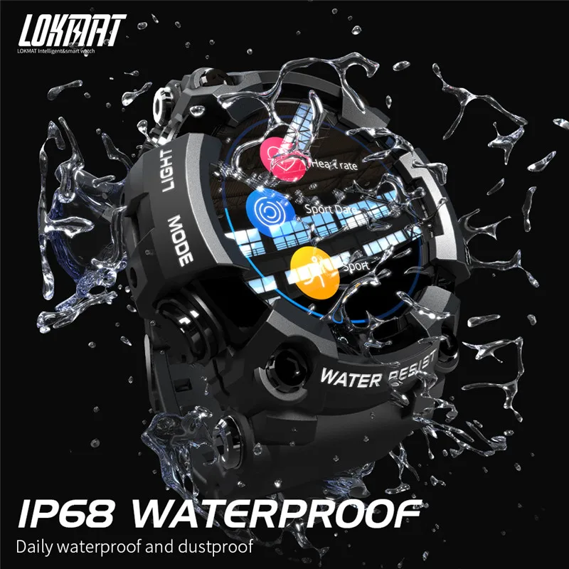 Smart Watch Fitness Tracker Remote Control Bluetooth Watches Heart Rate Monitor Sports Waterproof Wristband with Tempered film