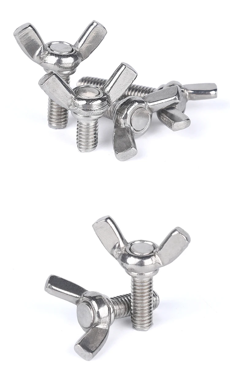 Thumb Screw M5 M6 M8 DIN316 Hand Tighten Screws Butterfly Screws Wing Thumb Screw Claw Stainless Steel A2-70 Knurled screw 5Pcs Color : M6X10 Thumb Screw M5 M6 M8 DIN316 Hand Tighten Screws Butterfly Screws Wing Thumb Screw Claw Stainless Steel A2-70 Knurled screw 5Pcs Color : M6X10