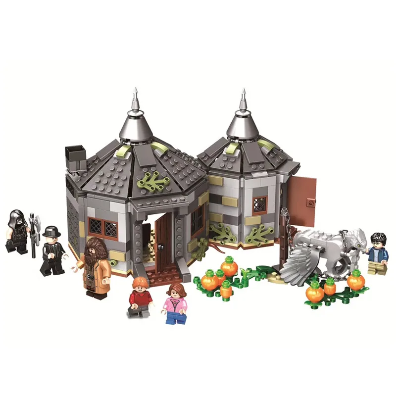 

2020 New Potter Movie Hagrid's Hut Buckbeak's Rescue Model Building Blocks Bricks Legoinglys Kits Kids Toys Gifts 75947
