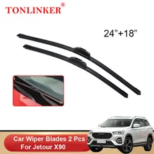 

TONLINKER Car Wiper Blades For Jetour X90 2020 2021 2022 Model Car Accessories Front Windscreen Wiper Blade Brushes Cutter