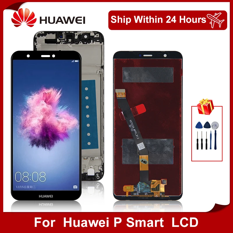 ЖК дисплей 5 65 дюйма для Huawei P Smart сенсорный экран с рамкой FIG LX1 LX2 LX3 L21 L22 цифровой