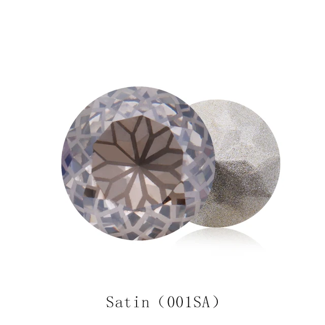 Round Rivoli Glue On Rhinestones 10mm Pointback Stones DIY Crafts Shiny Glass Strass High Quality K9 Crystals Satin