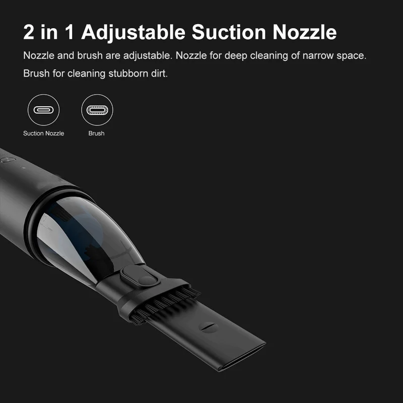Xiaomi Cleanfly Wireless Mini Vacuum Cleaner FVQ 12V 2A Multifucntion Portable Handheld Cordless Cl