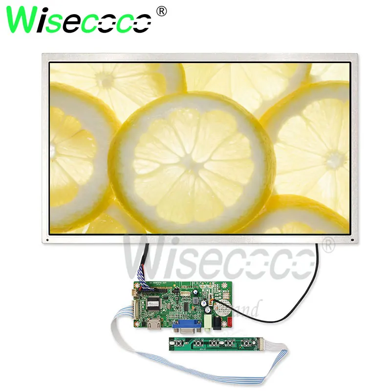 Wisecoco 15 6-дюймовый ips антибликовый 30-контактный экран 1366x768 с платой драйвера vga для