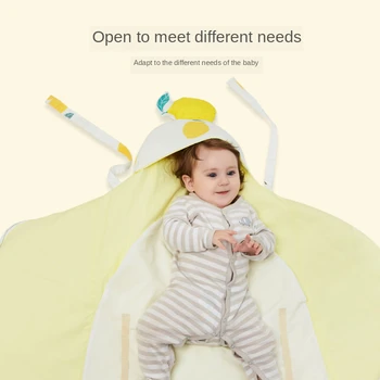 

Autumn Envelope for Newborn Baby Sleeping Bags Winter Warm Infant Stroller Sleep Sack Cable Knitted Toddler Outdoor Swaddle Wrap