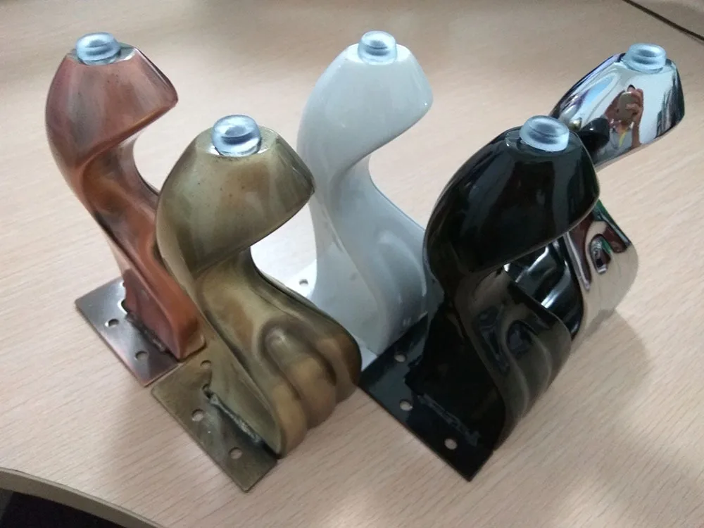 4 шт. мебельные ножки с бронзовым покрытием металлические для дивана в форме змеи