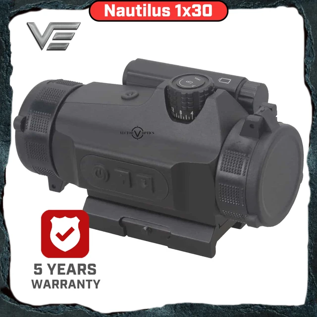 US $74.90 Vector Optics Nautilus Nautilus 1x30 Hunting Scopes Red Dot in Riflescopes Reflex Sight Auto Light 