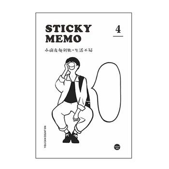 

30sheets Reference Daily Schedule Printed School Stickers Happy Boy Scrapbooking Memo Pad Bookmark Office Stationery Blank Paper