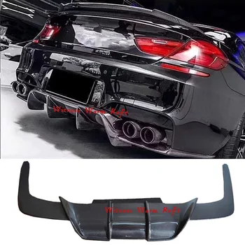 

Rear Bumper Lip Diffuser Spoiler for BMW F06 F12 F13 M6 2012 2013 2014 2015 2016 Carbon Fiber / Unpainted FRP