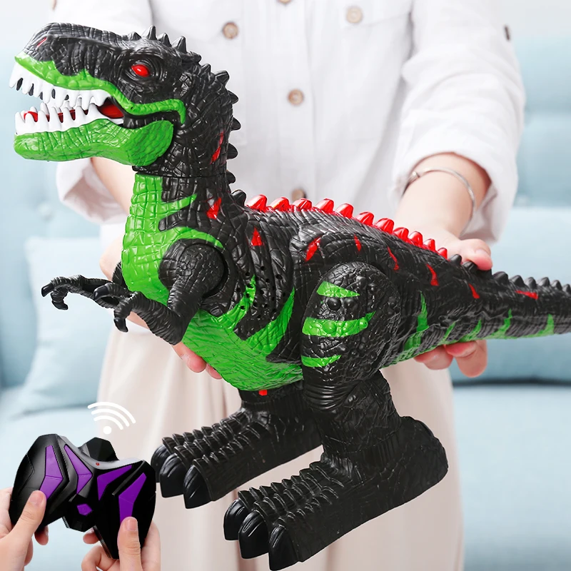Yerloa Dinosaure Télécommandé Géant Gonflable – T-Rex RC Interactif Avec 360° Rotation, 2 Batteries Rechargeables – Jouet Enfant 3-12 Ans Idéal Anniversaire