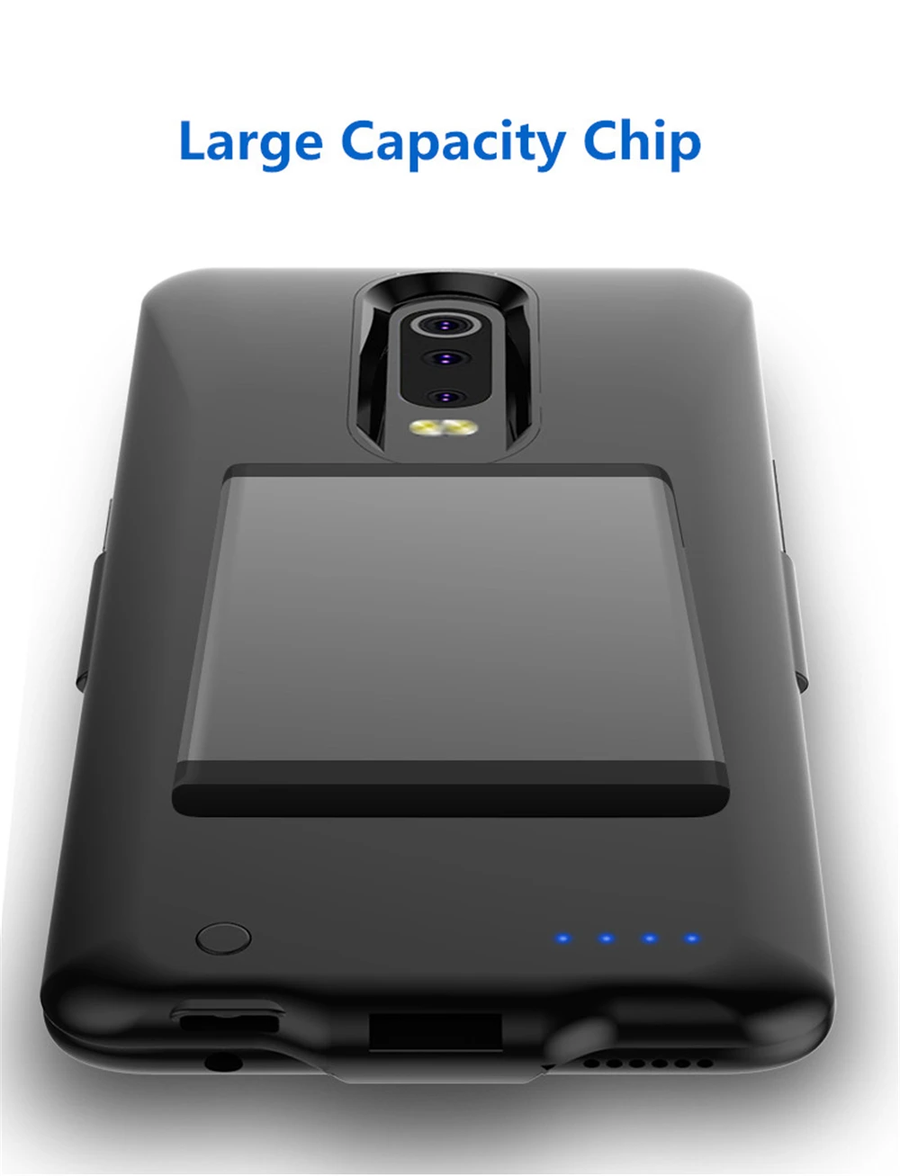 Чехол для зарядного устройства для OPPO R17 Pro, чехол для аккумулятора 6500 мАч, чехол для зарядного устройства