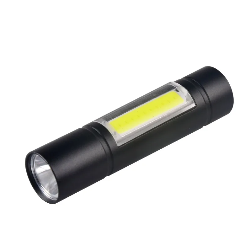 

USB Rechargeable Flashlight 3 Lighting Mode COB+XPE LED Mini Flashlight Waterproof Portable Used for camping, cycling, work, etc