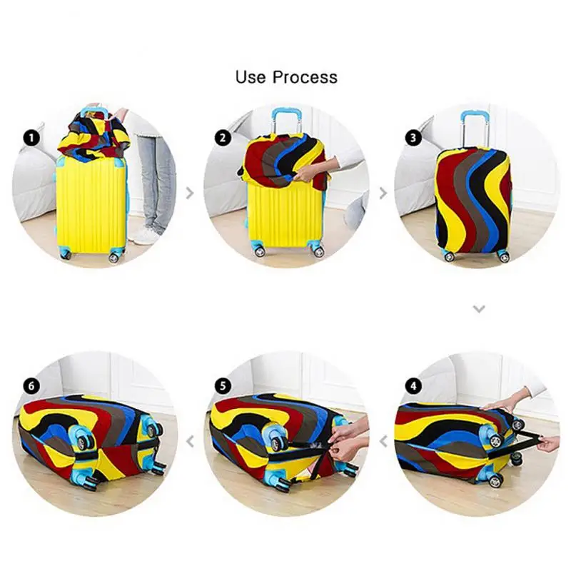 Suitcase Cover Luggage Protector Dust Cover 18-26inch Suitcase Trolley Case 5 Colors
