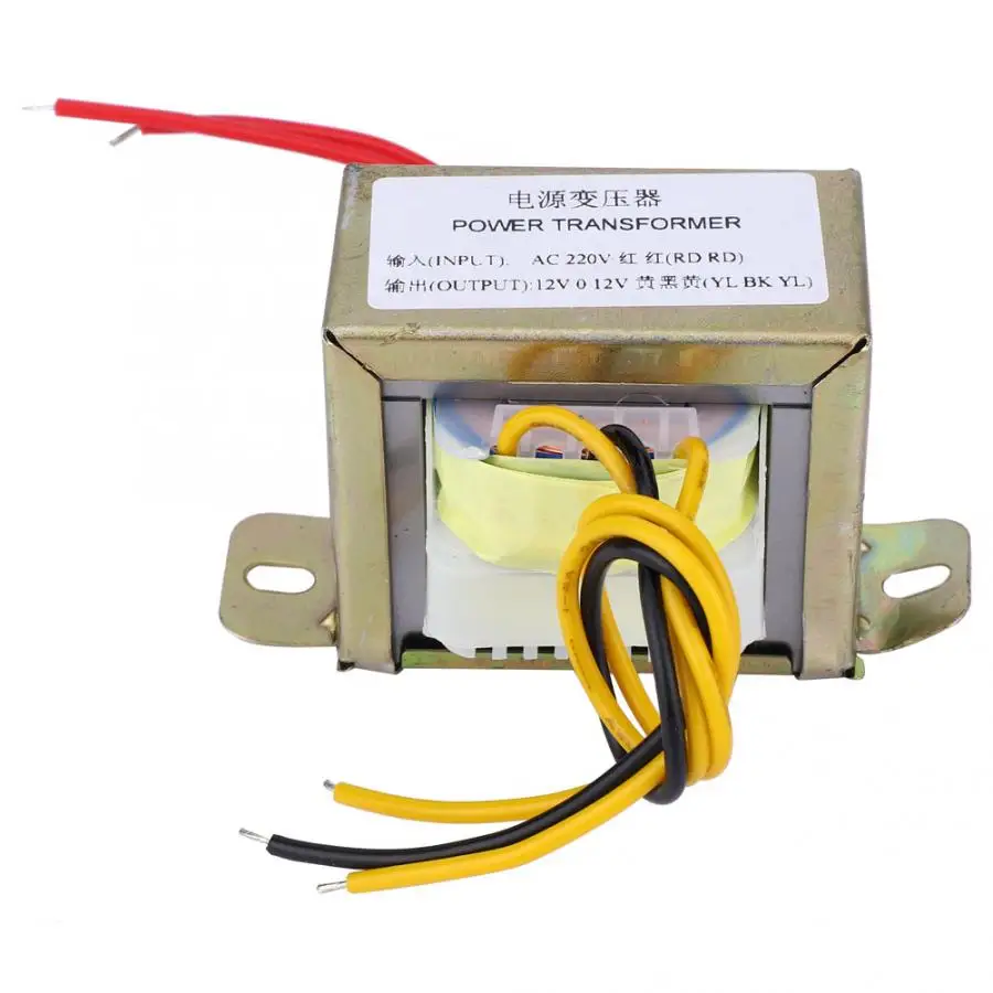 12V 30W Трансформатор из чистой меди Вход AC 220V выход Двойной AC 12V для 2,1 панель канального усилителя