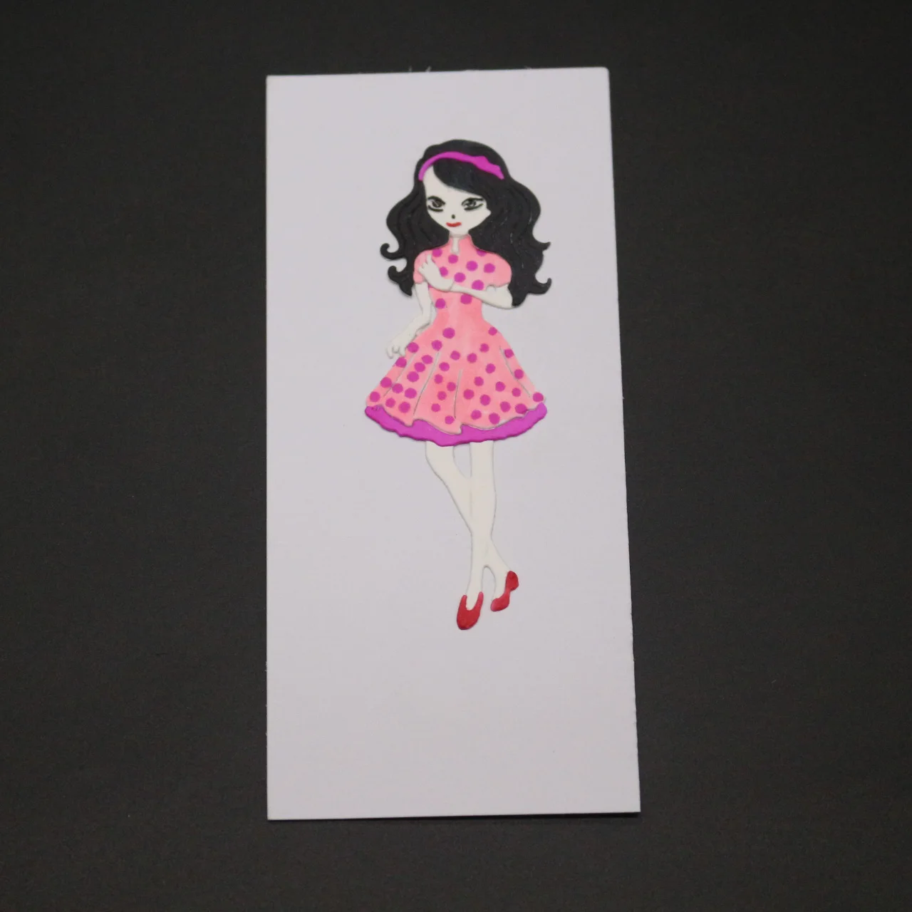 

ZhuoAng Girl's dance Cutting Dies for Card Making DIY Scrapbooking Photo Album Decoretive Embossing Stencial