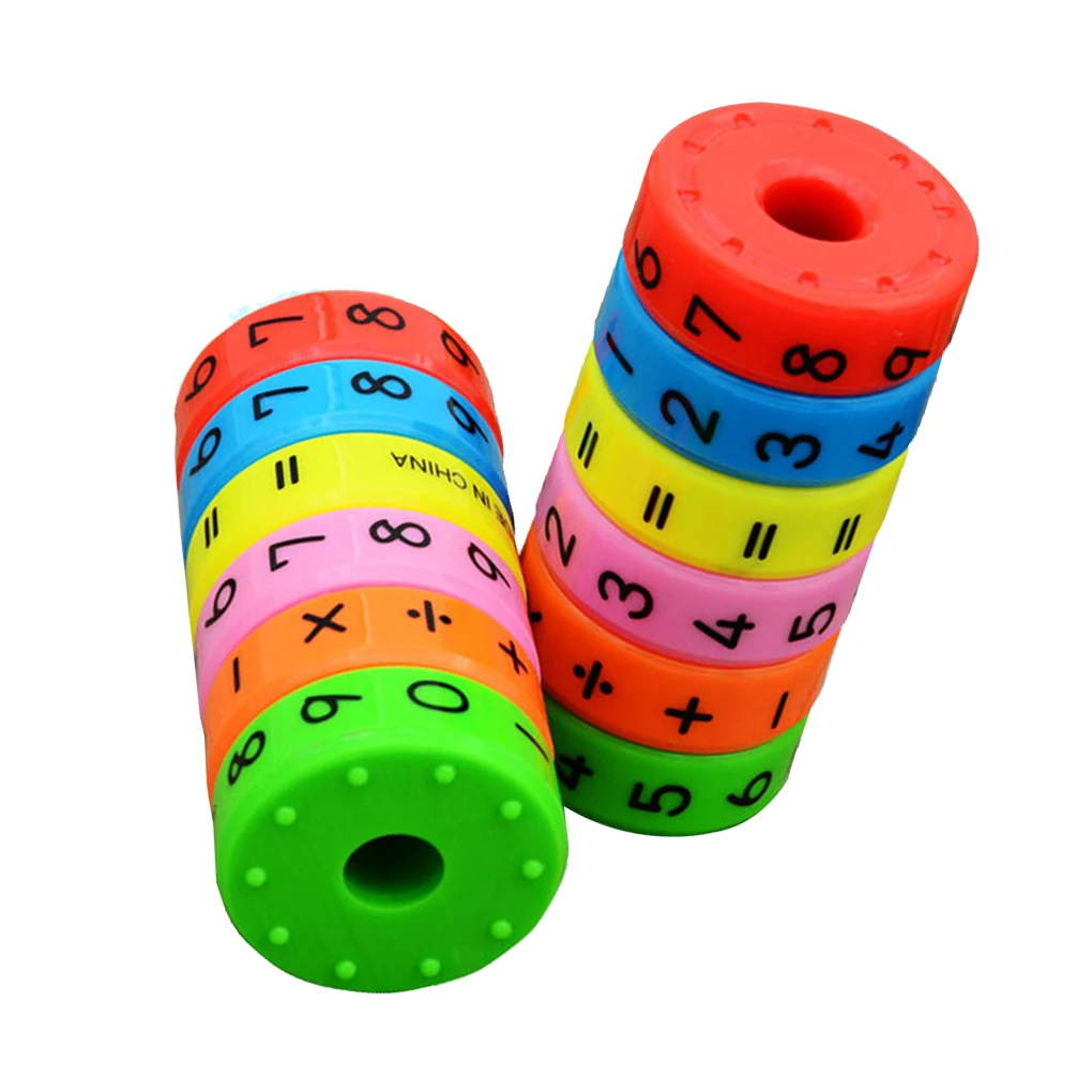 

Math Toys Baby learn Educational montessori Stick cylinder Puzzle Education Number Toys Calculate Game Learn Counting