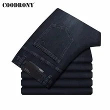 

COODRONY Brand Jeans Men Clothing High Quality Business Casual Pants Soft Denim Spring Autumn New Arrival Straight Trouser C9034