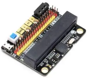 Плата расширения Microbit IOBIT V2.0 Breakout Adapter Shield с зуммером для BBC Micor: битная детская фитографическая программа