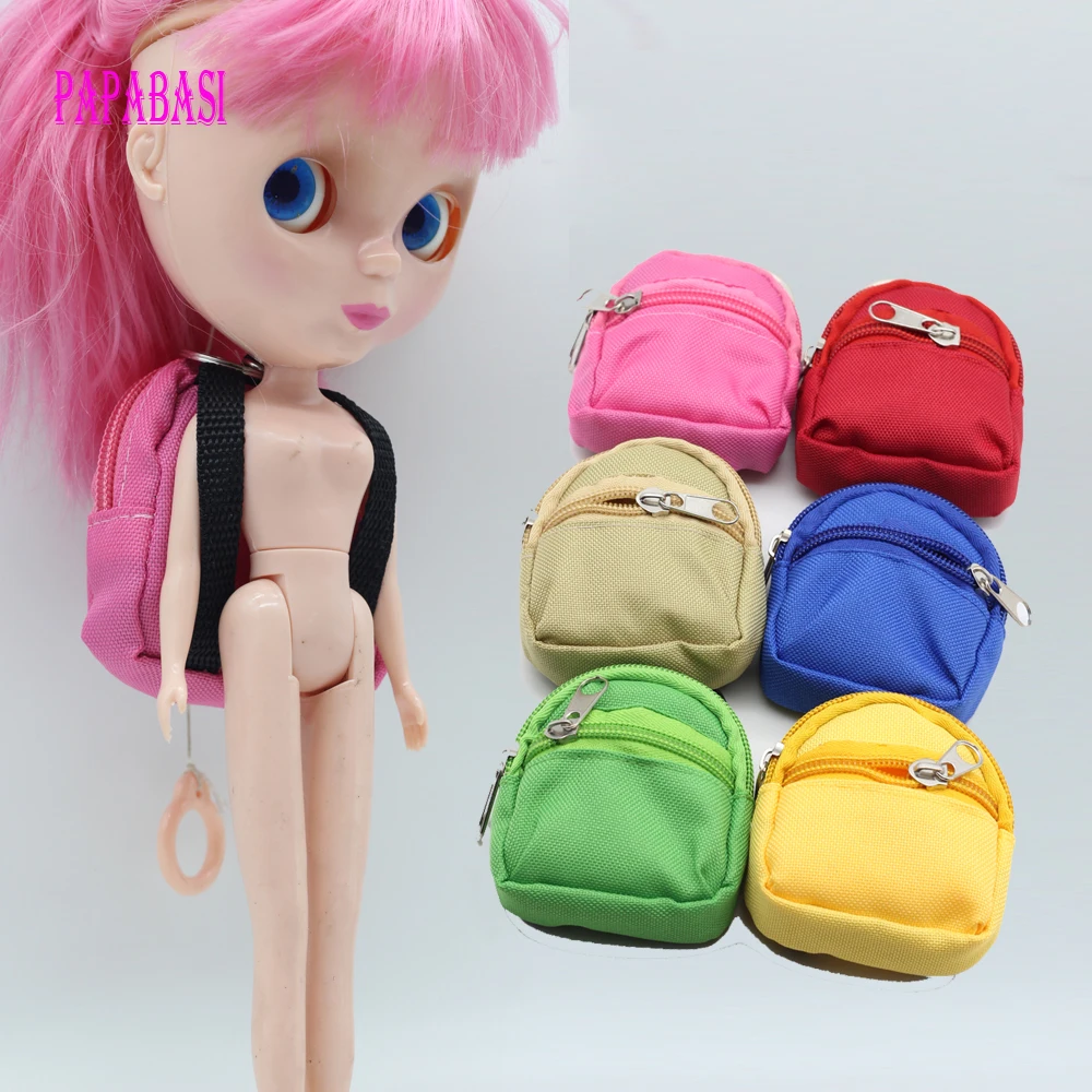 DOD BJD Dolls Bag Accessories Mini 1/6 1/8 BJD Doll Toys Backpack Cute Children Gifts Accessories doll bag toys