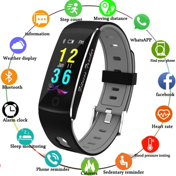 

F10 Smart Wristband Color Screen Fitness Activity Tracker Heart Rate Monitor Blood Pressure Smart Band IP68 Waterproof Watch