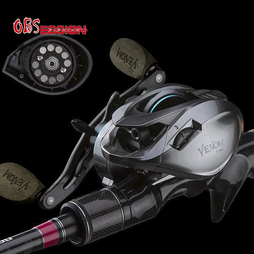 obsession高速baitcastingリール81-1超軽量8キロ11-1玉軸受高品質海水鋳造リールタックル