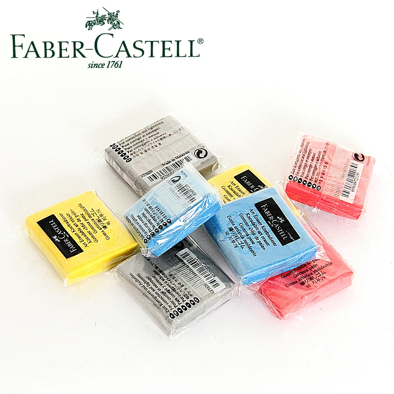 4 шт. Faber Castell 127120BKneadable ластик мягкая моделирующая глина для карандашей на