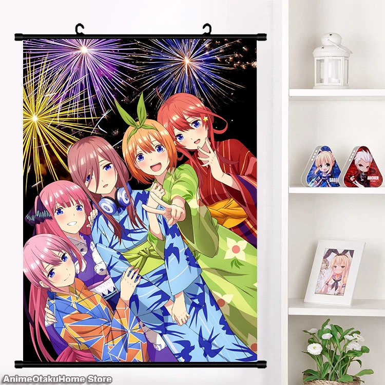 Японское аниме Go Toucan no Hanayome Nakano Miku Настенная роспись плакат мультяшное