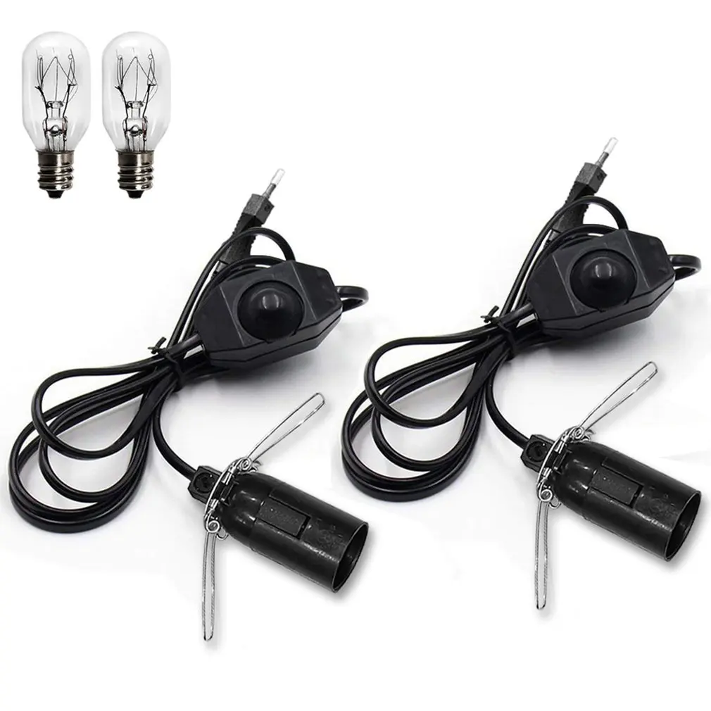 ICOCO Salt Lamp Line And Bulb, Himalayan Salt Lamp Replacement Line With Dimmer Switch, Original Bulb Replacement Parts
