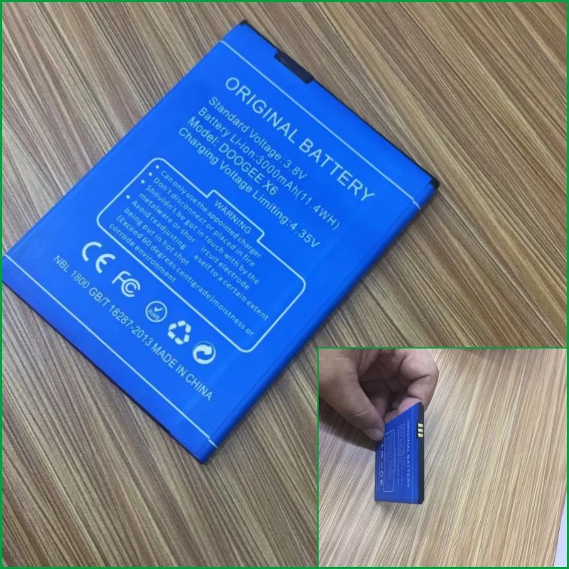 Аккумулятор подходящий для DOOGEE Mobile X6 X6pro с аккумулятором модели X6|Аккумуляторы