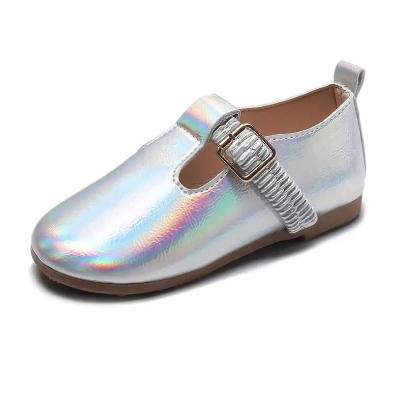 

SKHEK Kids Baby Toddler Children Wedding Party Dress Princess Leather Shoes For Girls School Dance Shoes White 585