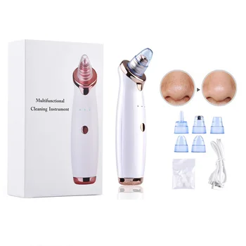 

Facial Blackhead Remover Electric T Zone Pore Acne Pimple Deep Nose Cleaners Vacuum Suction Diamond Beauty Clean Skin Tools