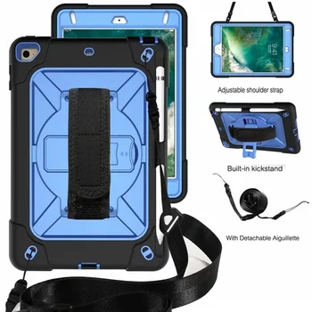 

Case For Apple iPad mini 5 2019 7.9" mini 4 Cover Shockproof Hand & shoulder Strap Heavy Duty Silicone case For iPad mini 4 case