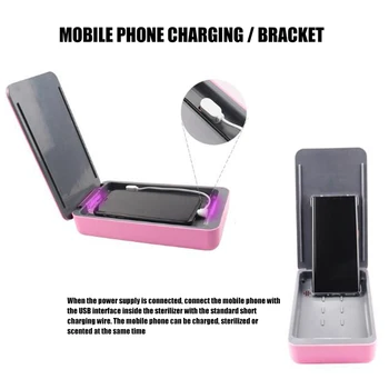 

USB Household Personal Sterilizer Aromatherapy Ultraviolet UV Disinfection Box Household Disinfection Sterilization Tools