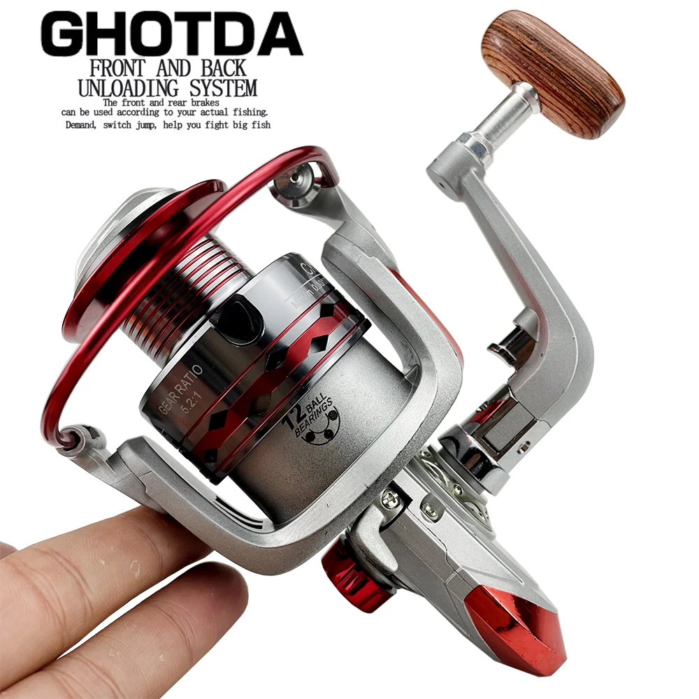 

Fishing Reel 1000-6000 Series Metal Coil Spinning Reel Boat Rock Fishing Wheel Anti Seawater Corrosion Roller Fishing Part