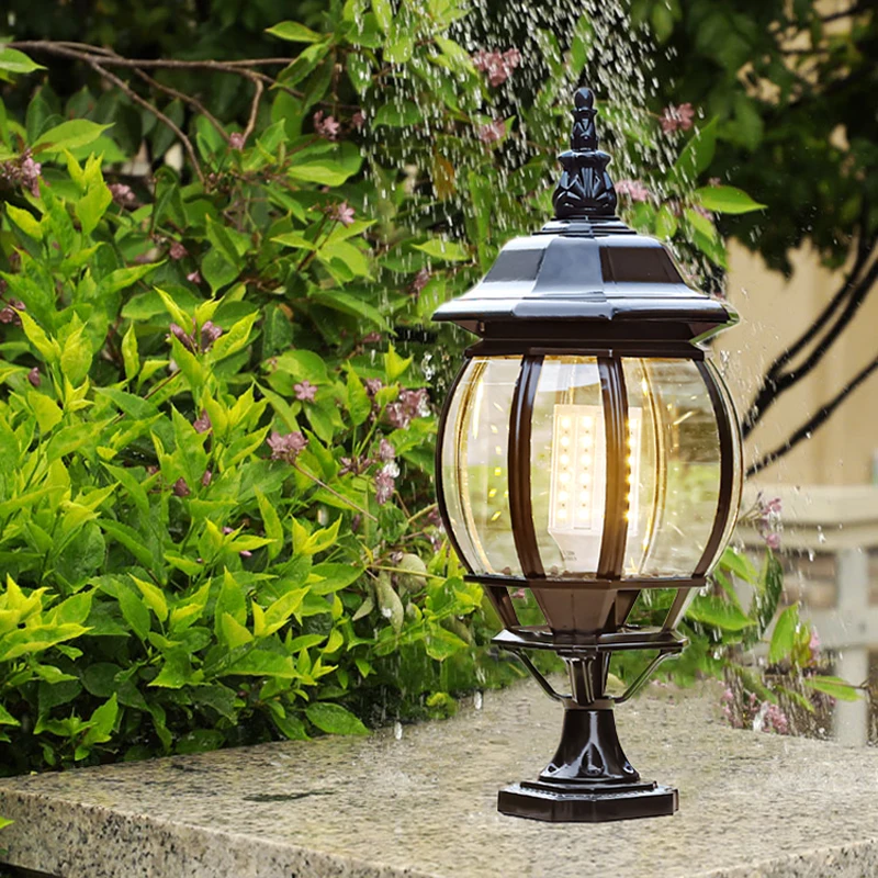 Post Lamp Simple Modern Outdoor Garden Garden Lamp Waterproof Outdoor Door Post Gate Wall Head Wall