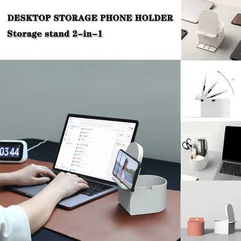 

2020 cocina organizer Mobile Phone Holder Home Lazy Desktop Stand Multifunctional Mobile Phone makeup organizer organizador