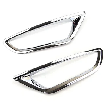 

UBLUEE Accessories Rear fog lights foglight lamp cover frame trim Chrome Exterior decoration For Mazda CX-3 CX3 2017 2018 2019