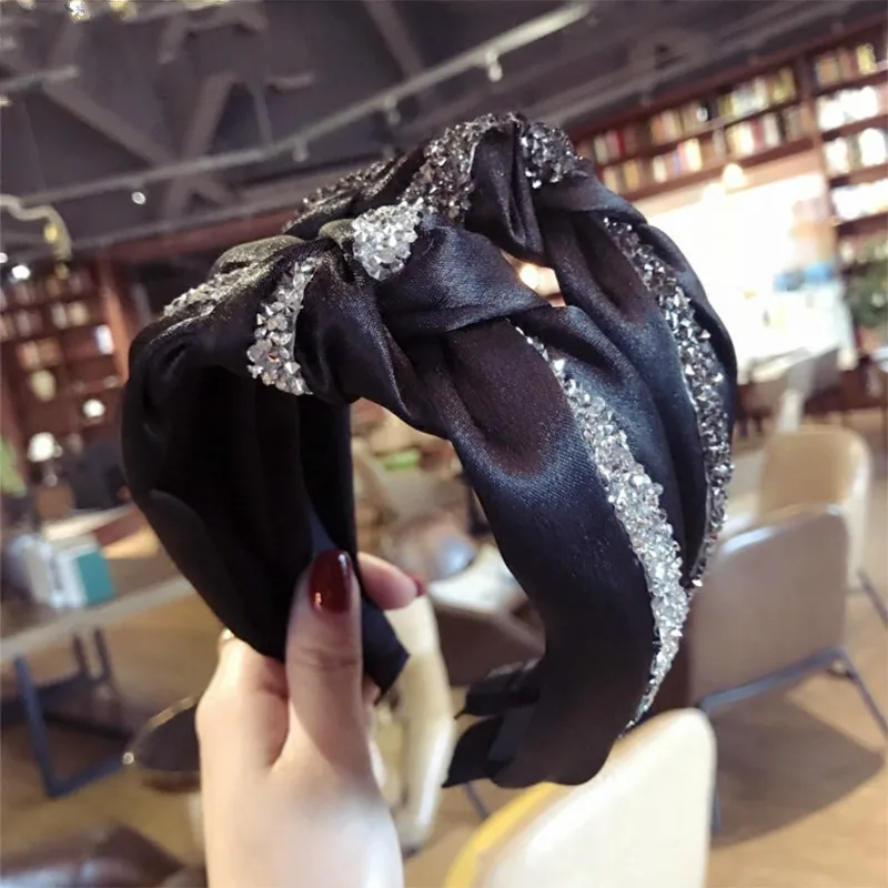 

Hair Hoop Headwear New Wide Side Fashion Simple and Beautiful Girl Hair Accessories Solid Color Hair Accessories Wholesale