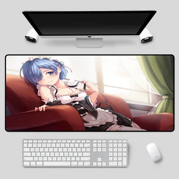

XGZ Beautiful maid series anime motif mouse pad multi size selection table mat high quality non-slip rubber keyboard pad