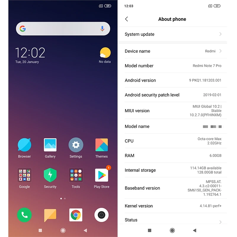 Мобильный телефон Xiaomi Redmi Note 7 Pro с глобальной прошивкой, 6 ГБ ОЗУ, 128 Гб ПЗУ, Восьмиядерный процессор Snapdragon 675, 6,3 дюйма, 48 МП, две камеры, 4000 мАч