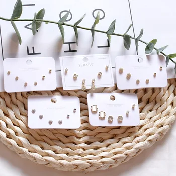 

30 Pairs/lot fashion classical women earrings wholesale small size earring jewelry lot 201104-12