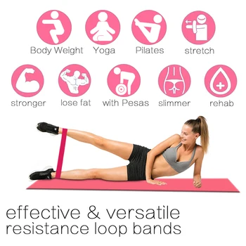

Yoga Crossfit Resistance Bands 5 Level Rubber Training Pull Rope For Sports Pilates Expander Fitness Gum Gym Workout Equipment