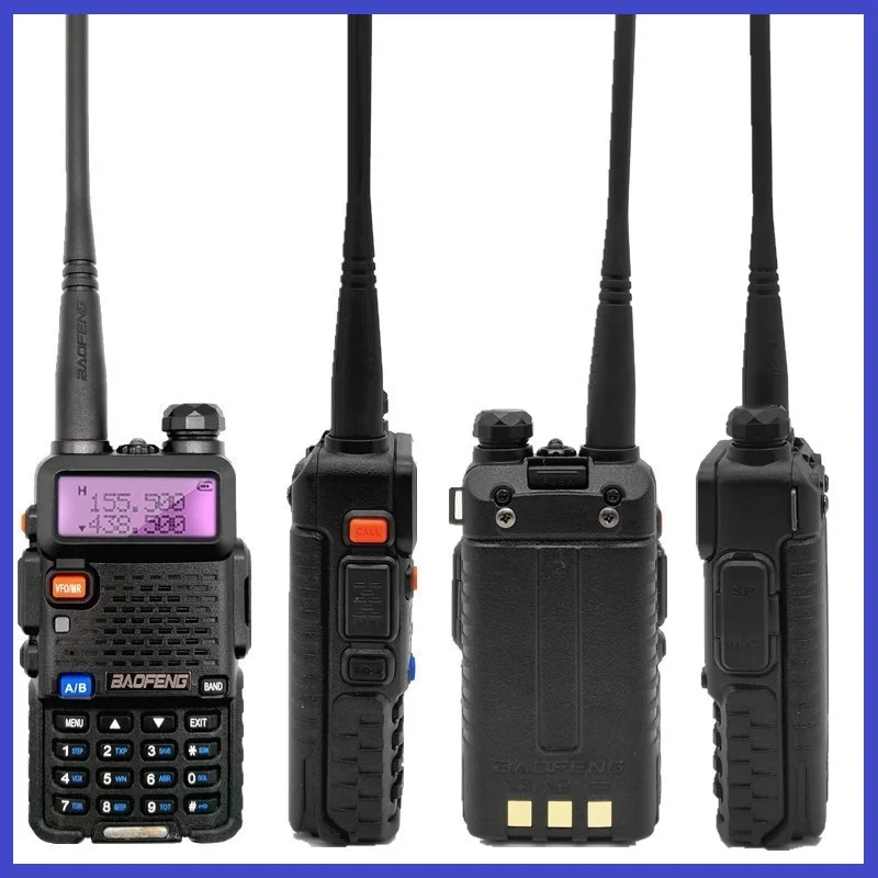 Портативная рация Baofeng UV 5R 8 Вт VHF UHF Ham CB радиостанция портативный двухсторонний